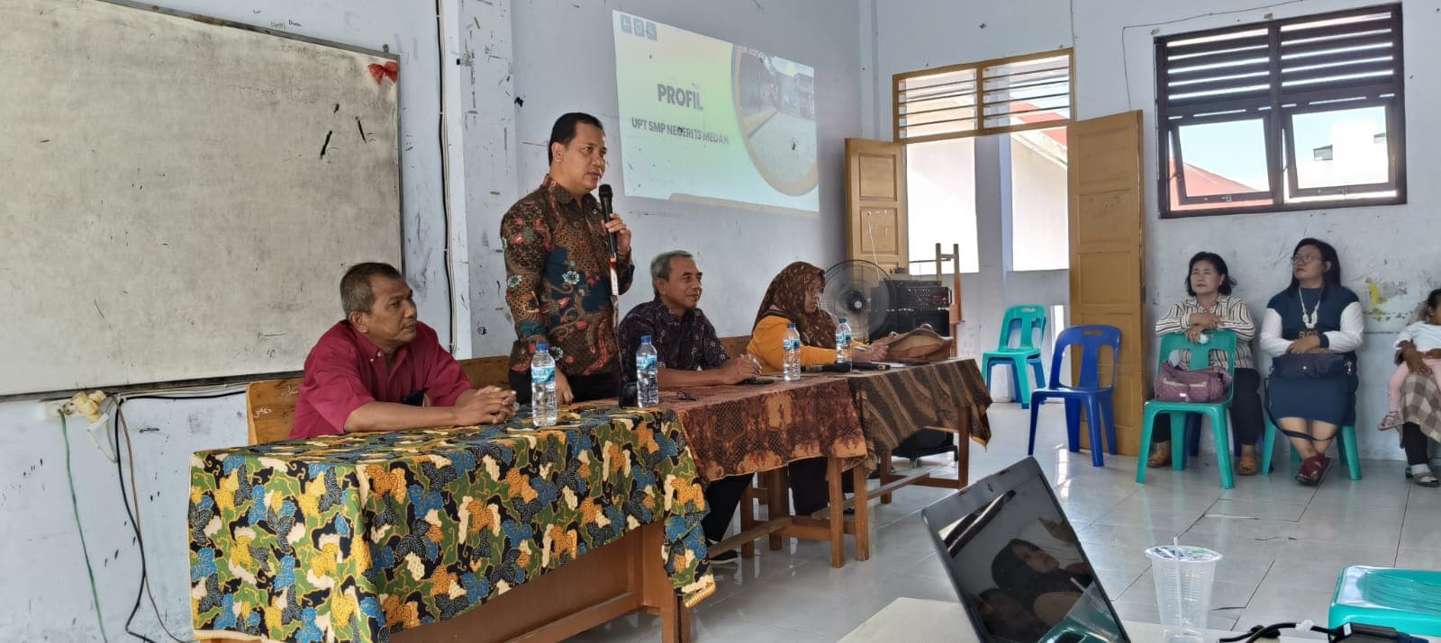 Kasek SMPN 13 Medan Ajak Ortangtua Berperan Aktif Kembangkan Mutu Pendidikan