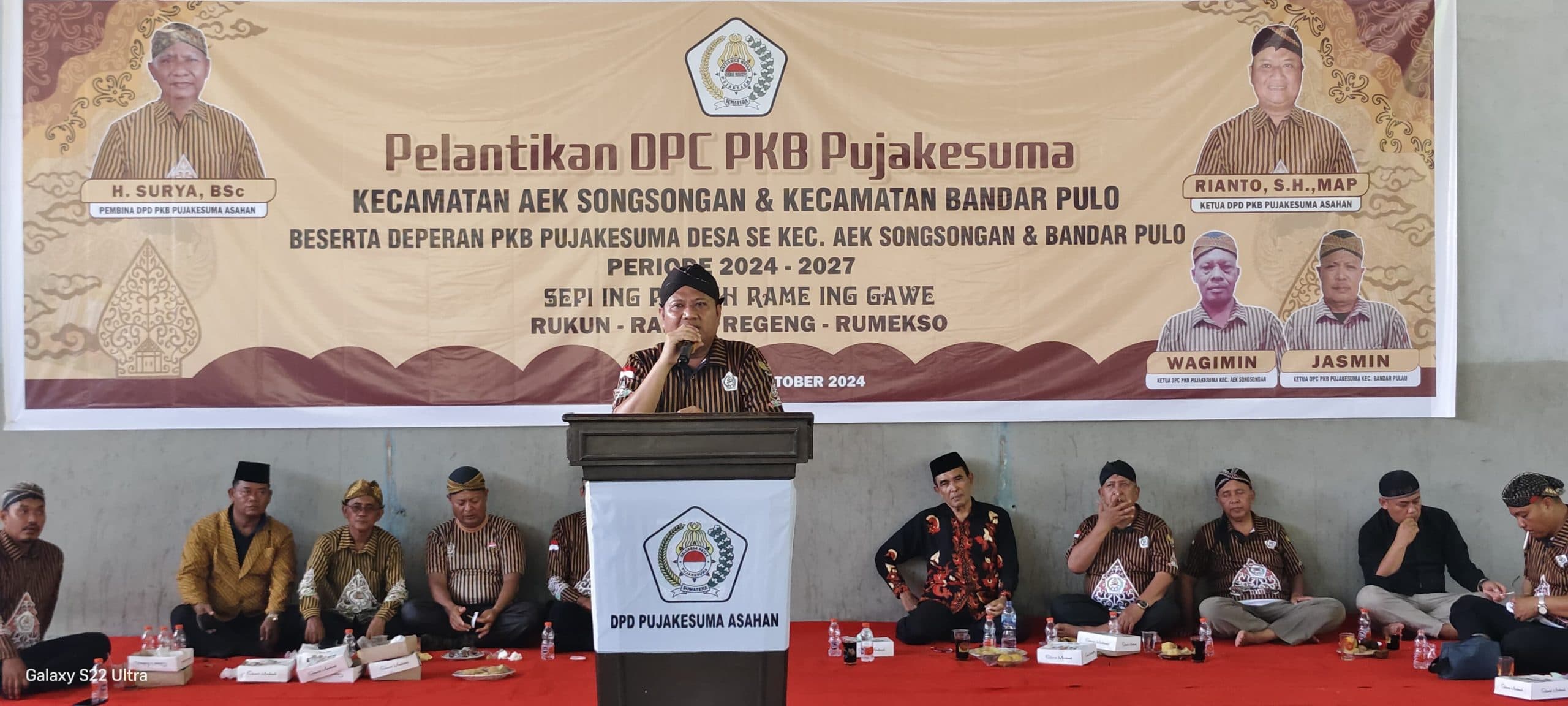 DPC PKB dan Deperan Pujakesuma Aek Songsongan dan Bandar Pulo Priode 2024-2027 Dilantik