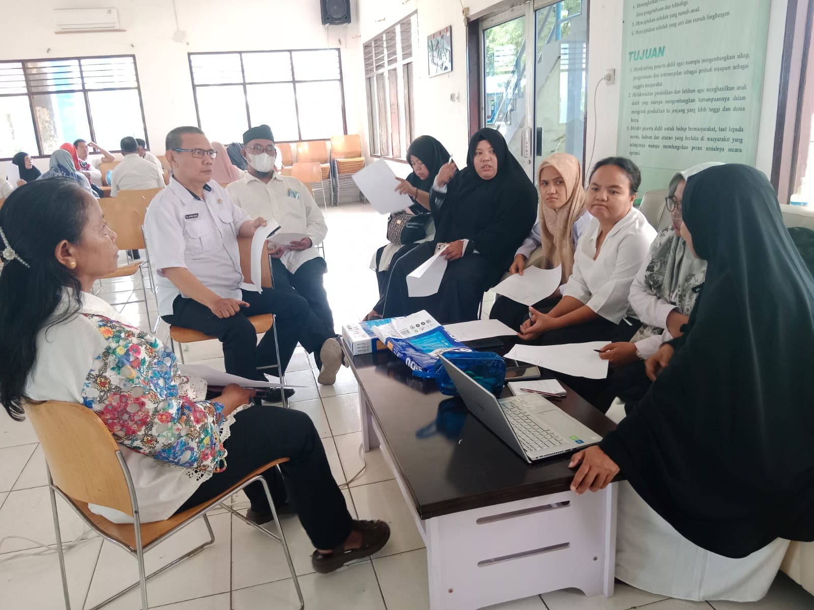 Sekolah SLBE Negeri Pembina Medan Rapat Penetapan Panitia Porseni ABK 2024