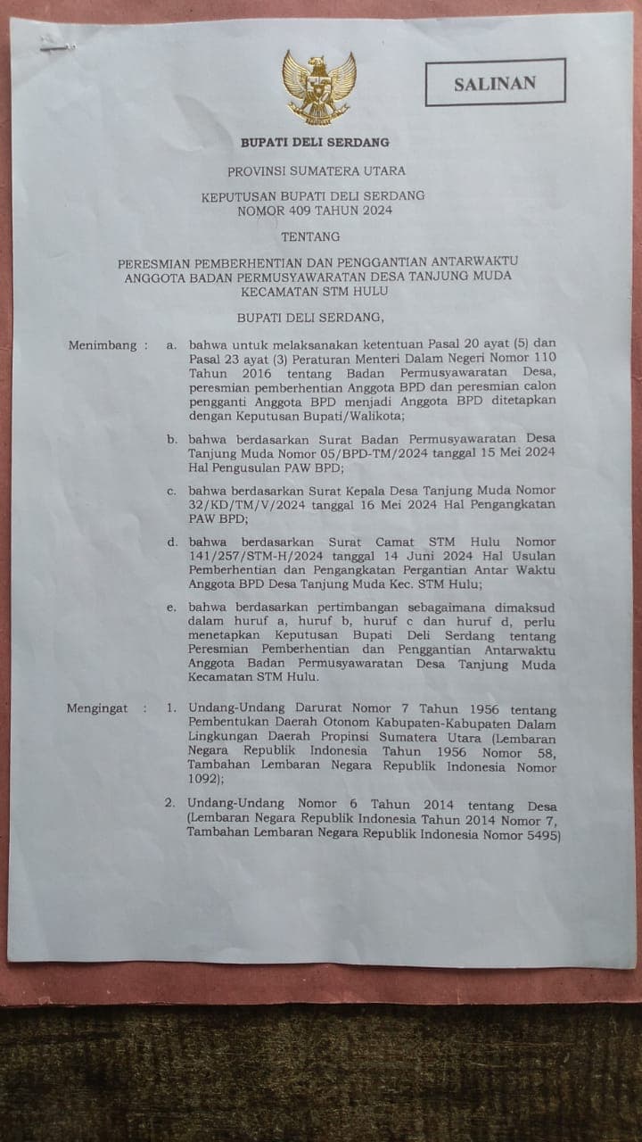 Ciptakan Konflik Di Desa, Warga Minta Oknum Kades Tanjung Muda Di Copot