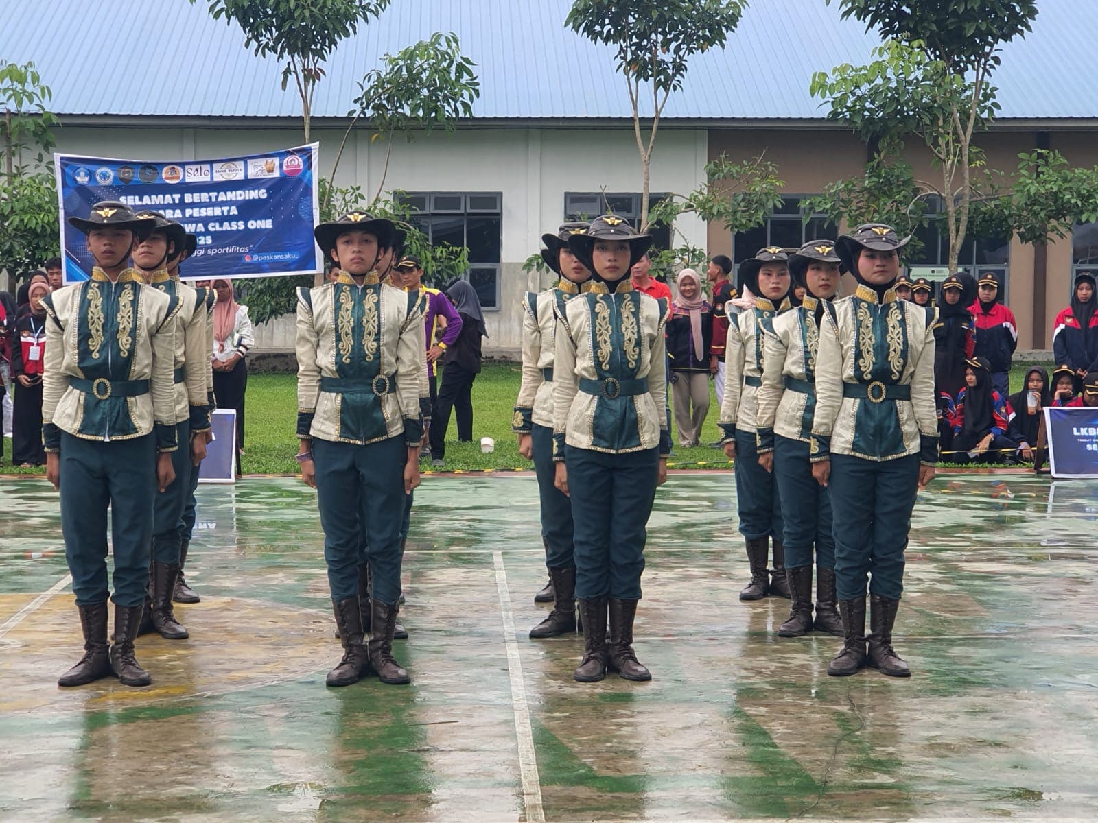 SMKN 1 Kutalimbaru Gelar Lomba Keterampilan Baris Berbaris Sadewa Class One