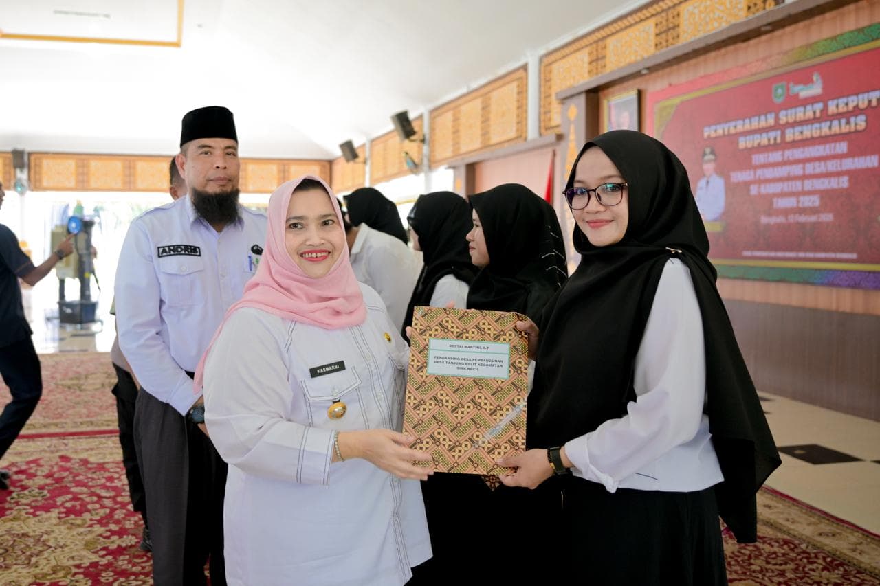 318 Pendamping Desa se-Kabupaten Bengkalis Terima SK