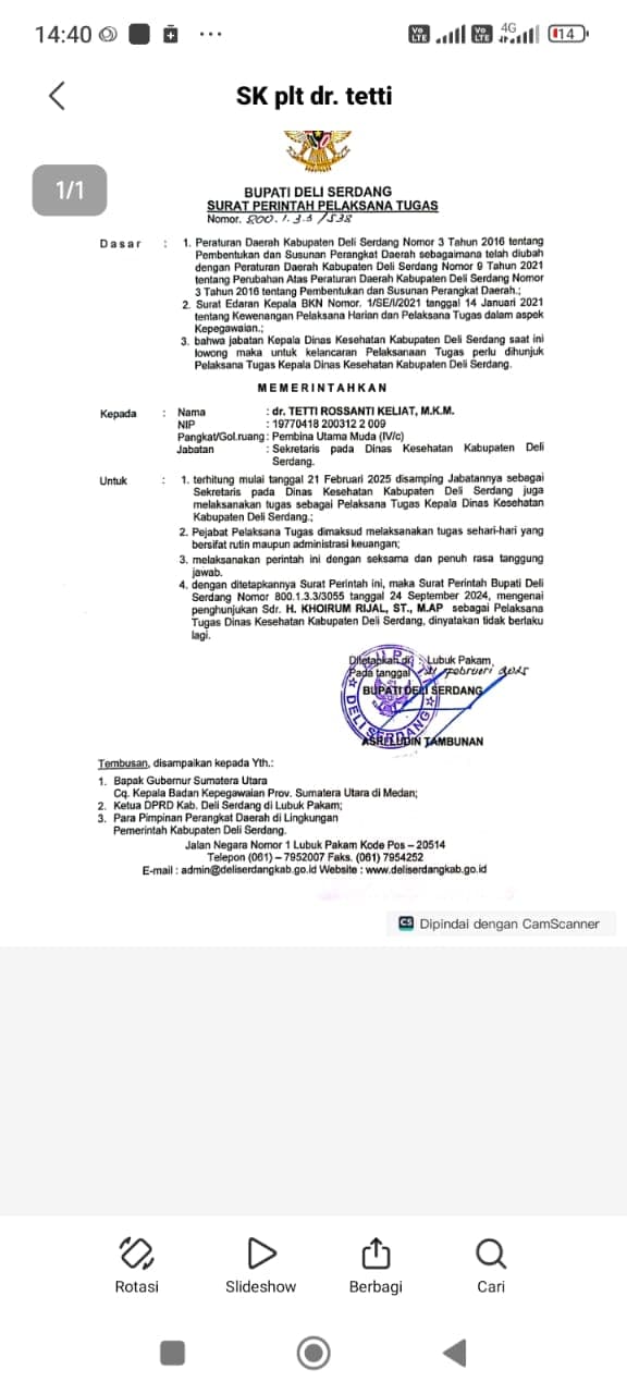 Main Barang To, Sehari Usai Dilantik Mendagri Jadi Bupati Asriludin Tambunan  Copot PLT Kadis Kesehatan