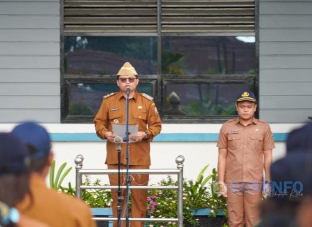 Wakil Bupati Karo Pimpin Apel Gabungan Perdana Usai Pelantikan