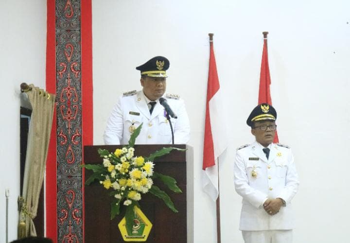 Bupati Samosir Sampaikan Pidato Perdana Dihadapan DPRD
