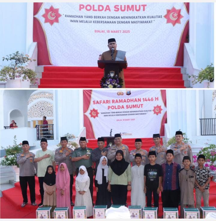 Tim Safari Ramadan Polda Sumut Tiba di Wilayah Hukum Polres Binjai