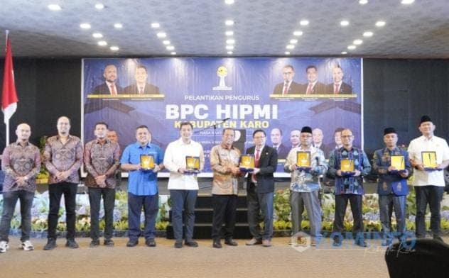 Bupati Hadiri Pelantikan Pengurus BPC HIPMI Karo Periode 2025-2028