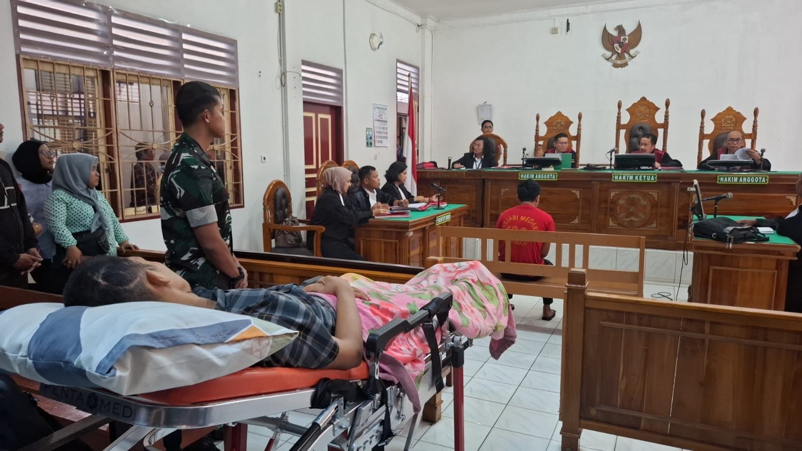 Sidang Putusan Tragedi Laka Lantas Kopasgat AU Ditunda 2 Hari, Pratu Reflen Nababan Cacat Permanen,Oknum Jaksa Dapat Untung