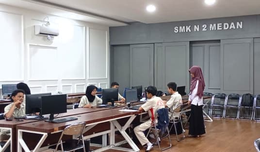 626 Siswa SMKN 2 Medan Ikuti UKK