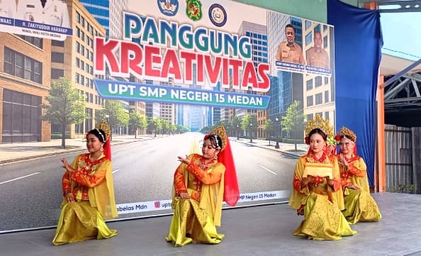 Pelepasan Siswa SMPN 15 Medan Gelar Dimeriahkan Pentas Seni