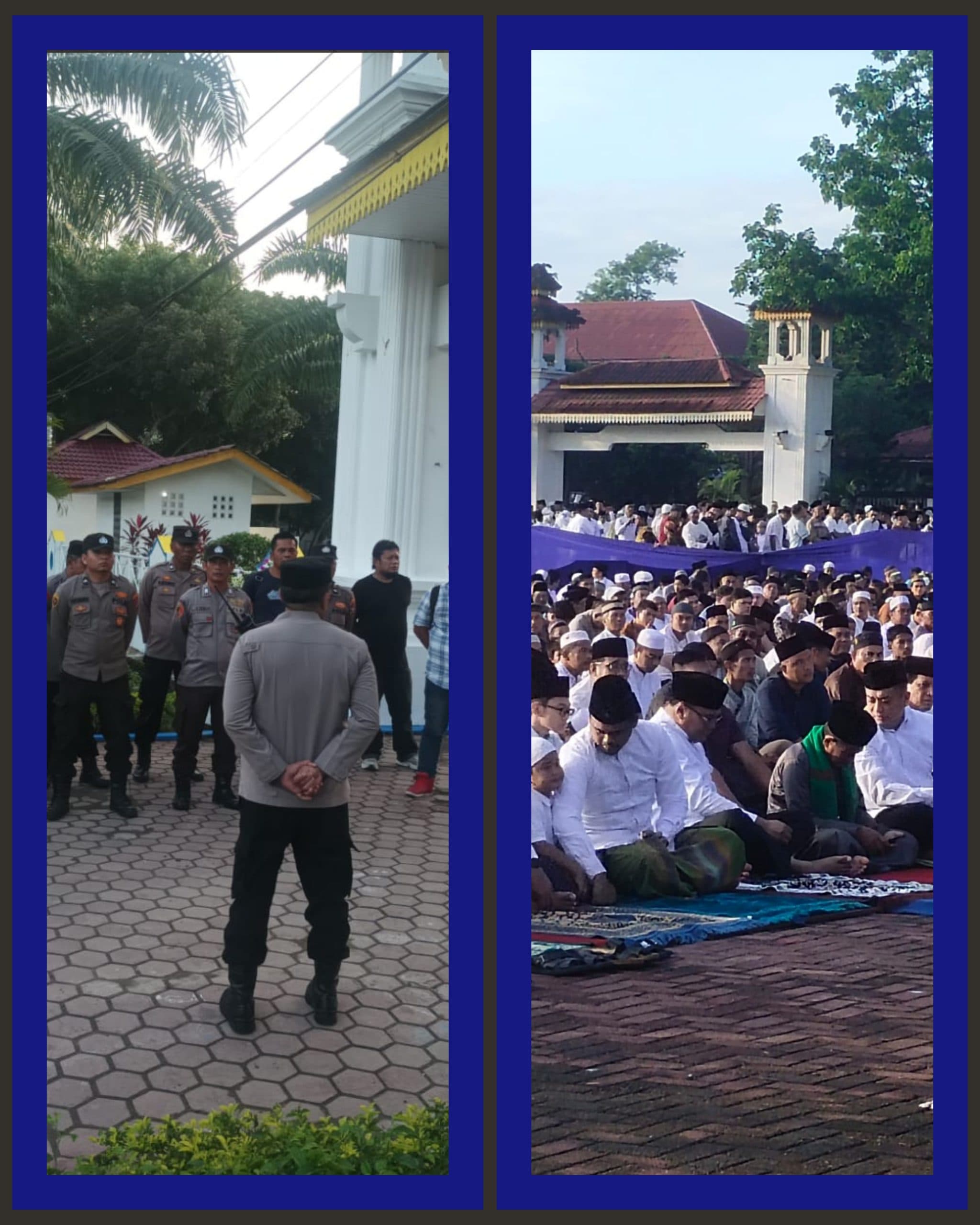 Jajaran Polresta Deli Serdang Laksanakan Pengamanan Sholat Idul Adha 1446 H*