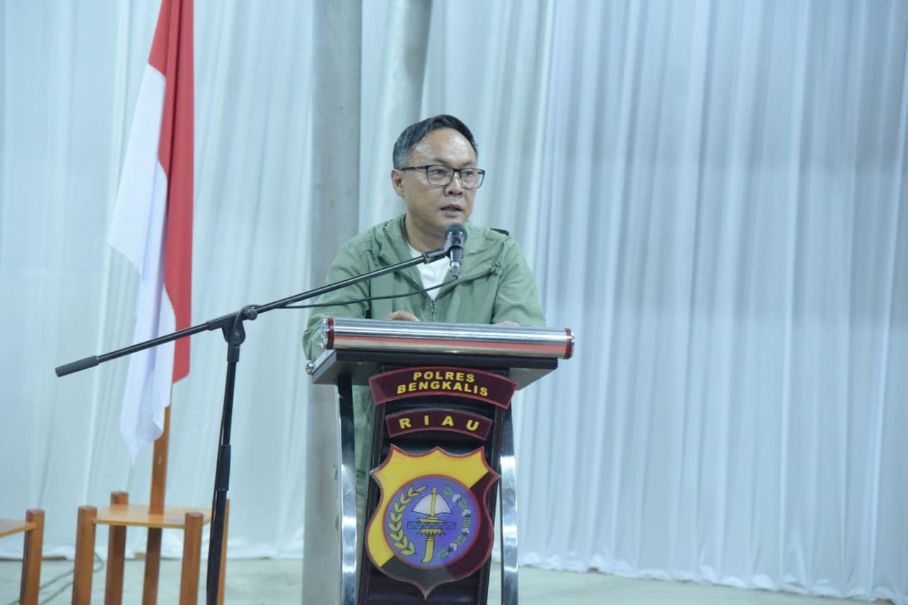 Bupati Bengkalis Memberi Apresiasi Yang Tinggi HUT Bhayangkara ke-79, Polres Bengkalis Taja Open Turnamen Domino