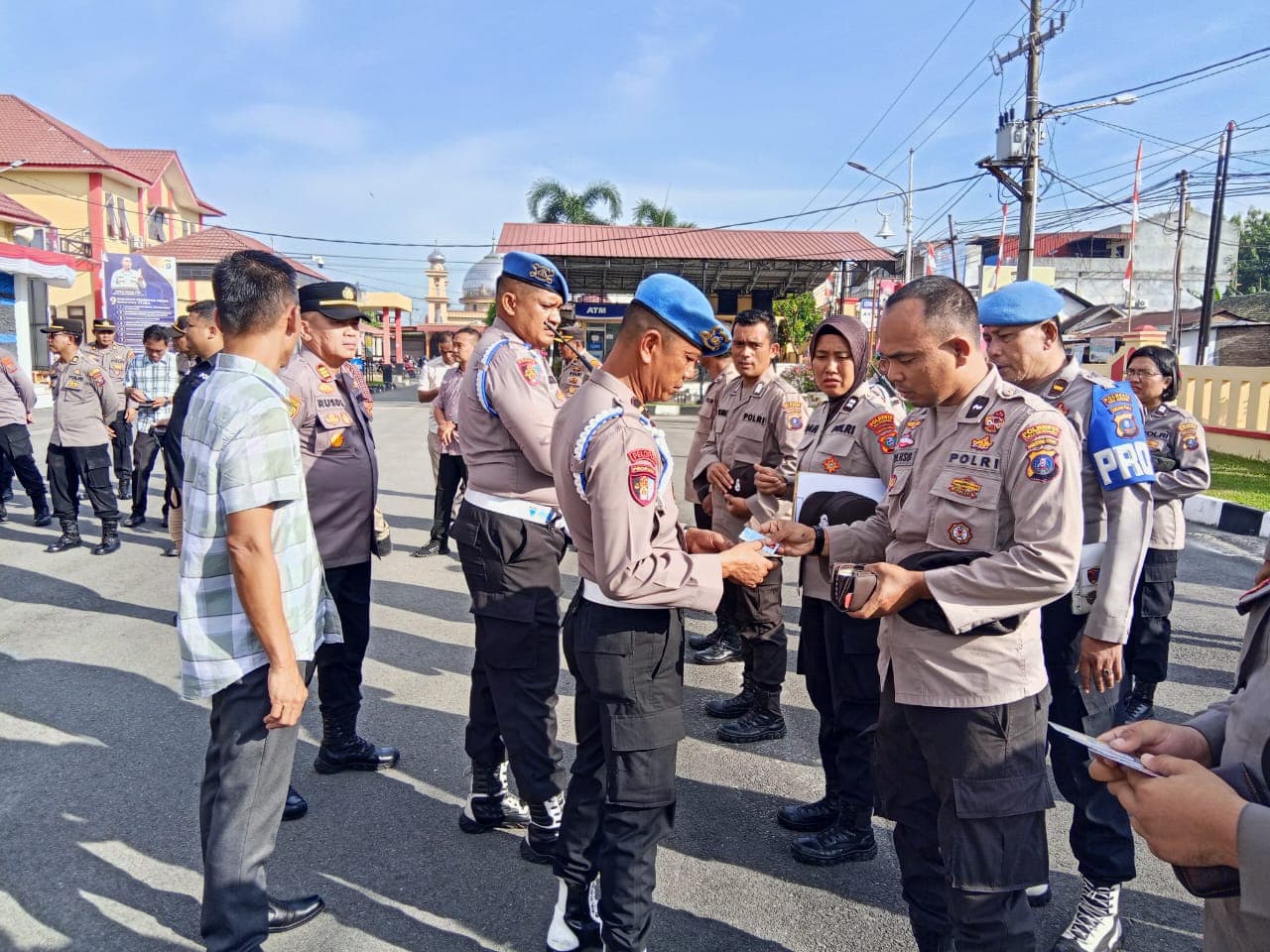Jaga Kedisplinan Anggota, Provost Deli Serdang Gelar Razia