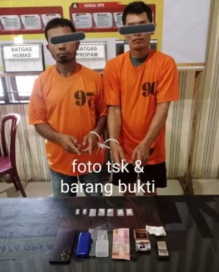 Edarkan Shabu, 2 Petani Ditangkap Polres Tanah Karo