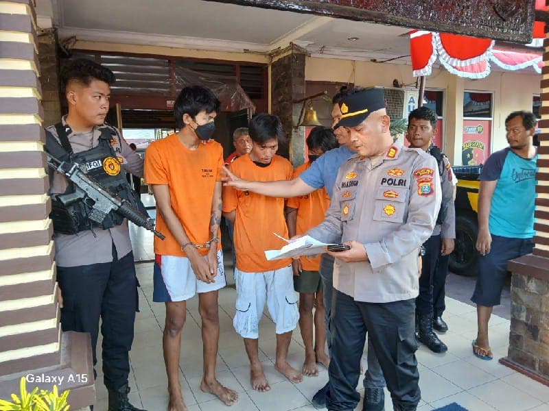 Polsek Tembung Ringkua 4 Pelaku Curas
