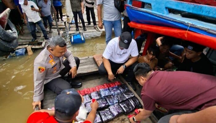 Bravo…! Polres Asahan Gagalkan Penyelundupan 18 Kg Sabu, 7.000 Ekstasi Dan 3.000 Happy Five