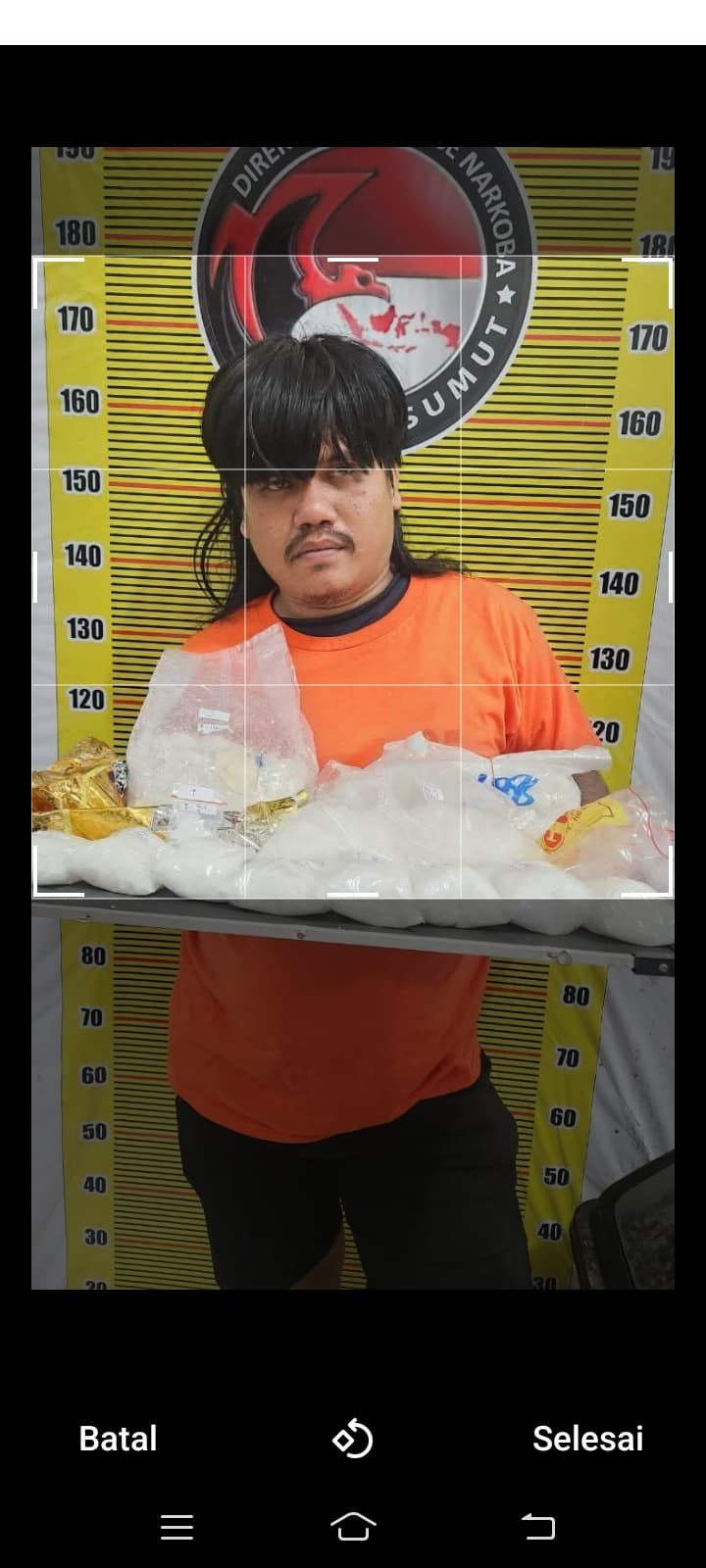 Edarkan Sabu Sebanyak 3,9 Kg  Reja Nainggolan Di tuntut 18 Tahun Penjara denda 1 Milyar