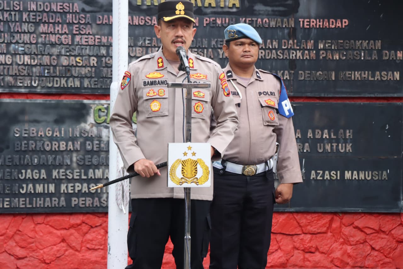 Kapolres Binjai Pimpin Apel Stand By Personil Gabungan TNI-POLRI dan Pemko Binjai