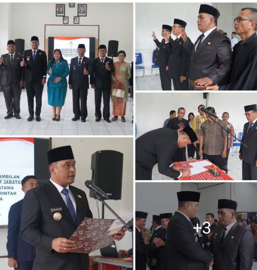 Bupati Toba Lantik Pejabat Pimpinan Tinggi Pratama, Dorong Kinerja dan Inovasi Baru di Lingkungan Pemkab
