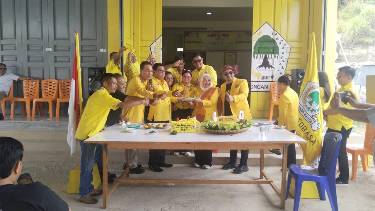 HUT ke-61, Partai Golkar Gelar Bakti Sosial dan Donor Darah di Balige