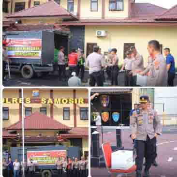 1 Truck Bantuan Kemanusiaan dari Polres Samosir untuk Masyarakat Terdampak Bencana di Sumatera Utara