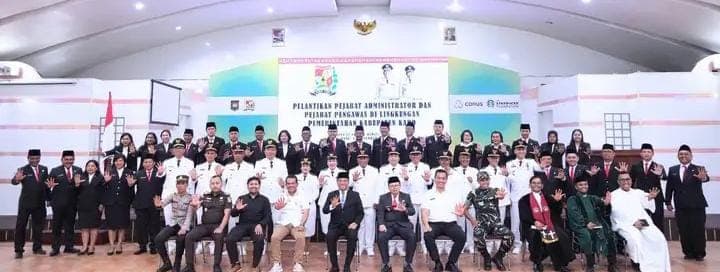 Bupati Karo Resmi Lantik 42 Pejabat Administrator Dan Pengawas di Lingkungan Pemerintah Kabupaten Karo
