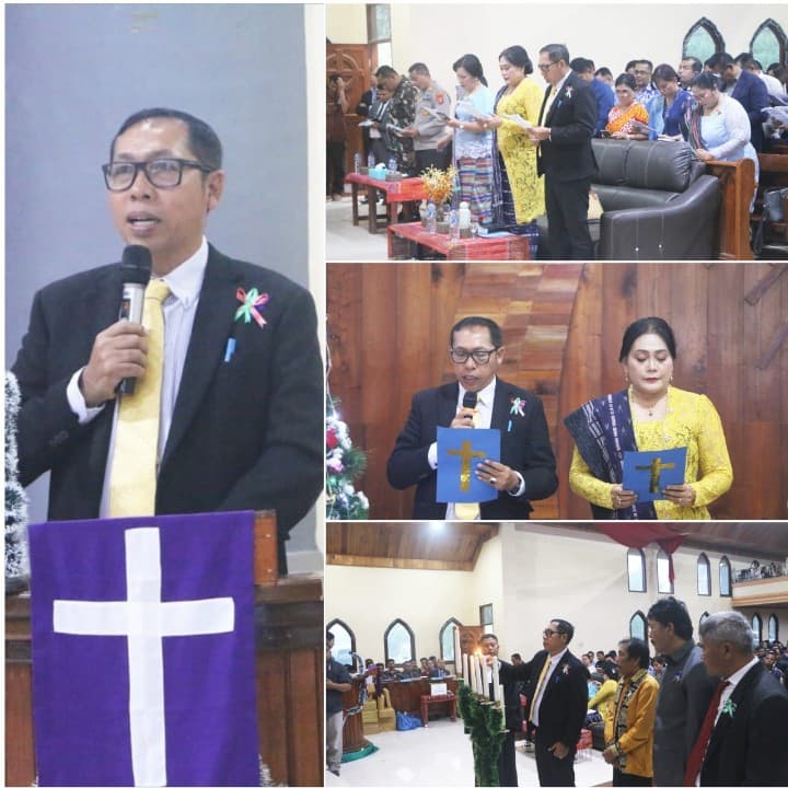 Bupati Tapanuli Utara Hadiri Natal Oikumene Kecamatan Pangaribuan, Ajak Masyarakat Perkuat Kepedulian dan Kebersamaan