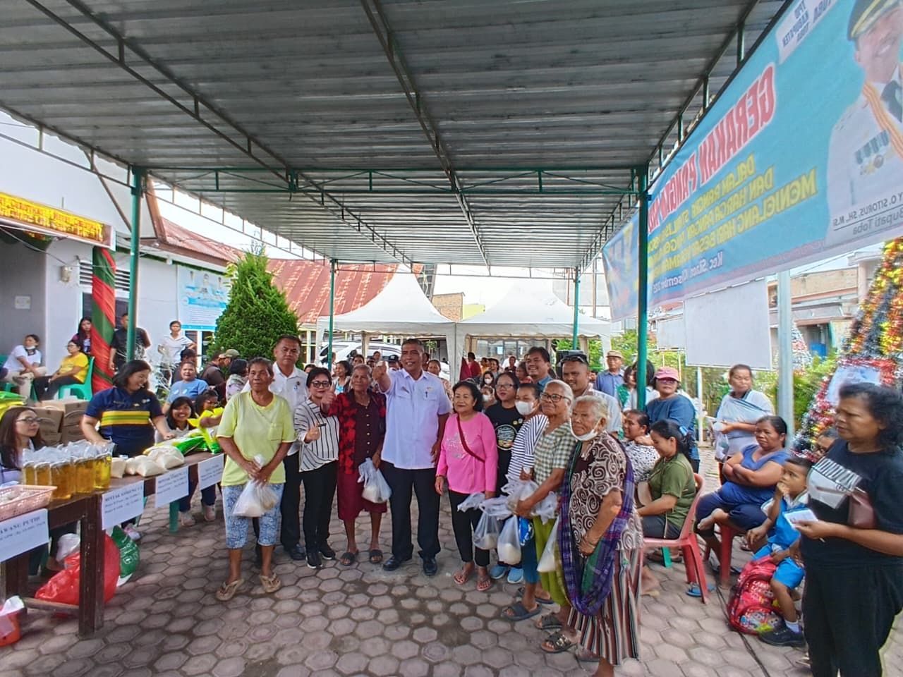 GPM 2025 di Silaen Resmi Dibuka Pj. Sekda Toba, Disertai Pembagian Bantuan untuk Lansia