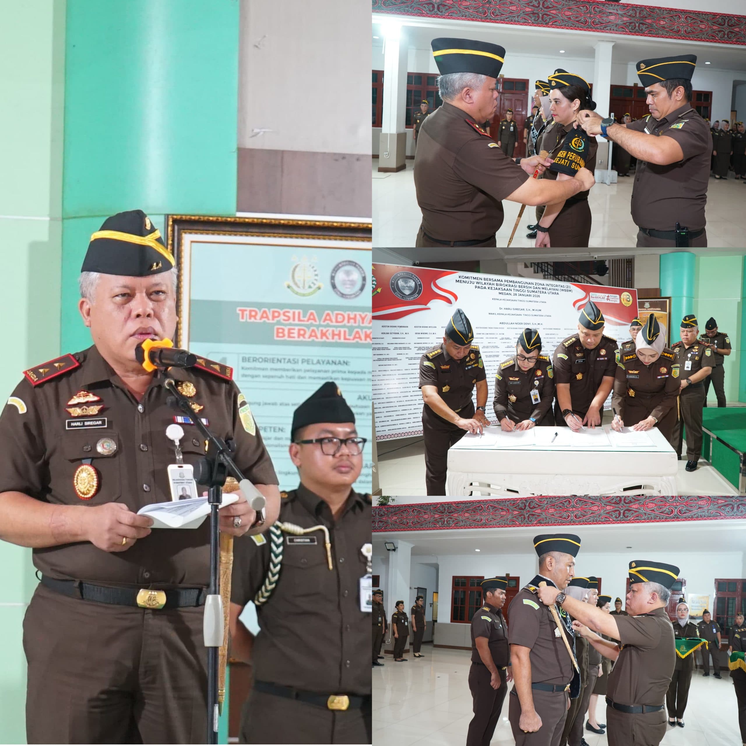 Pimpin Apel Zona Integritas Menuju Predikat WBBM, Kajati Sumut Sampaikan: Ciptakan Bebas Dari Korupsi Guna Hadirkan Pelayanan Publik Yang Berkualitas, Cepat, Dan Berkeadilan