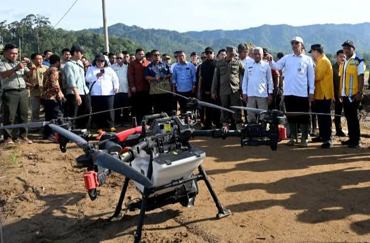Pemkab Humbang Hasundutan Ikuti Groundbreaking Penanganan Bencana Sektor Pertanian