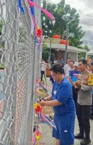 Tambah Daya Tarik WFC, Bupati Samosir Resmikan Lapangan Basket Tepi Danau Toba