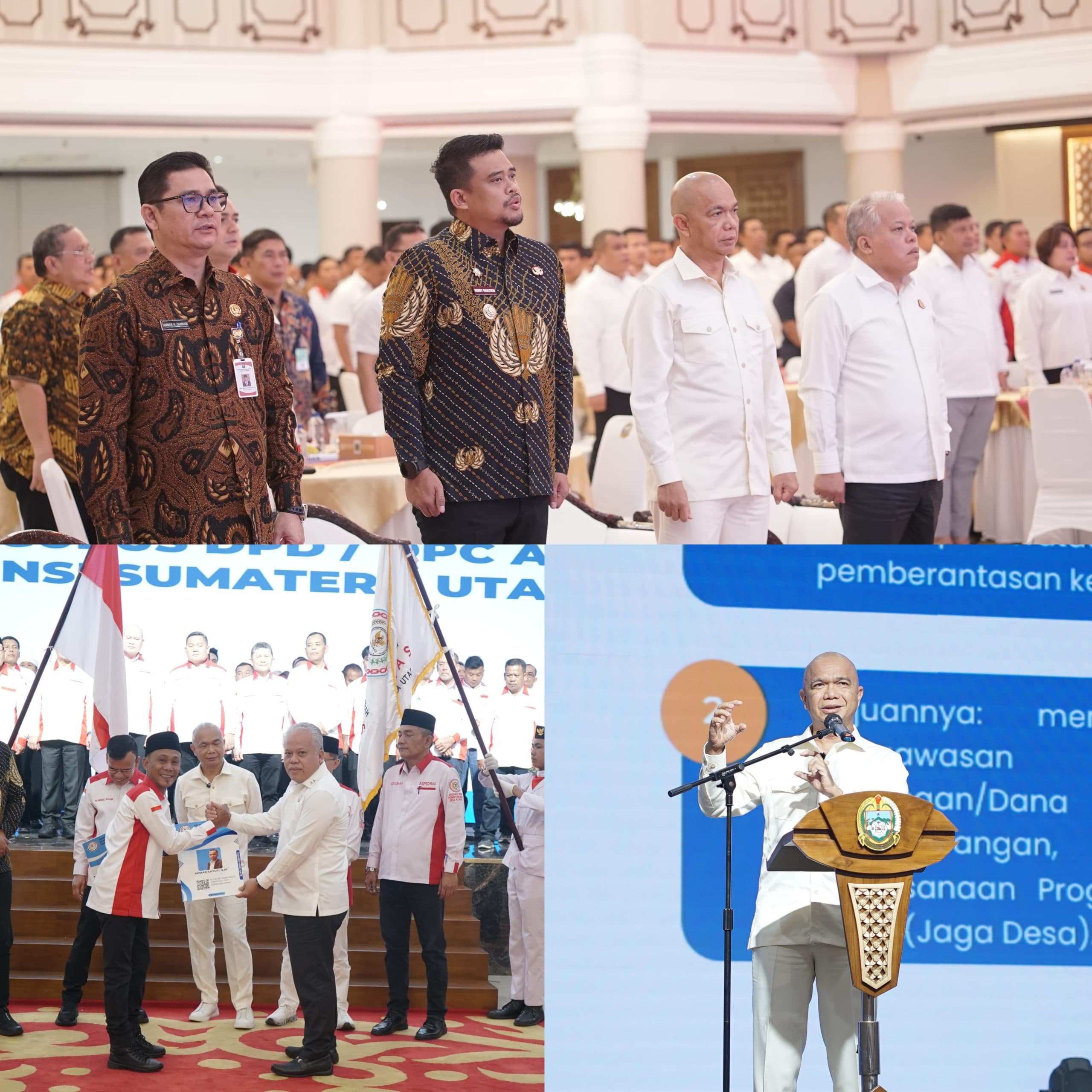 Dukung Program Jaga Desa, Kajati Sumut Dampingi JAM-Intel Kegiatan Pengukuhan Pengurus DPD dan DPC ABPEDNAS Se-Sumut
