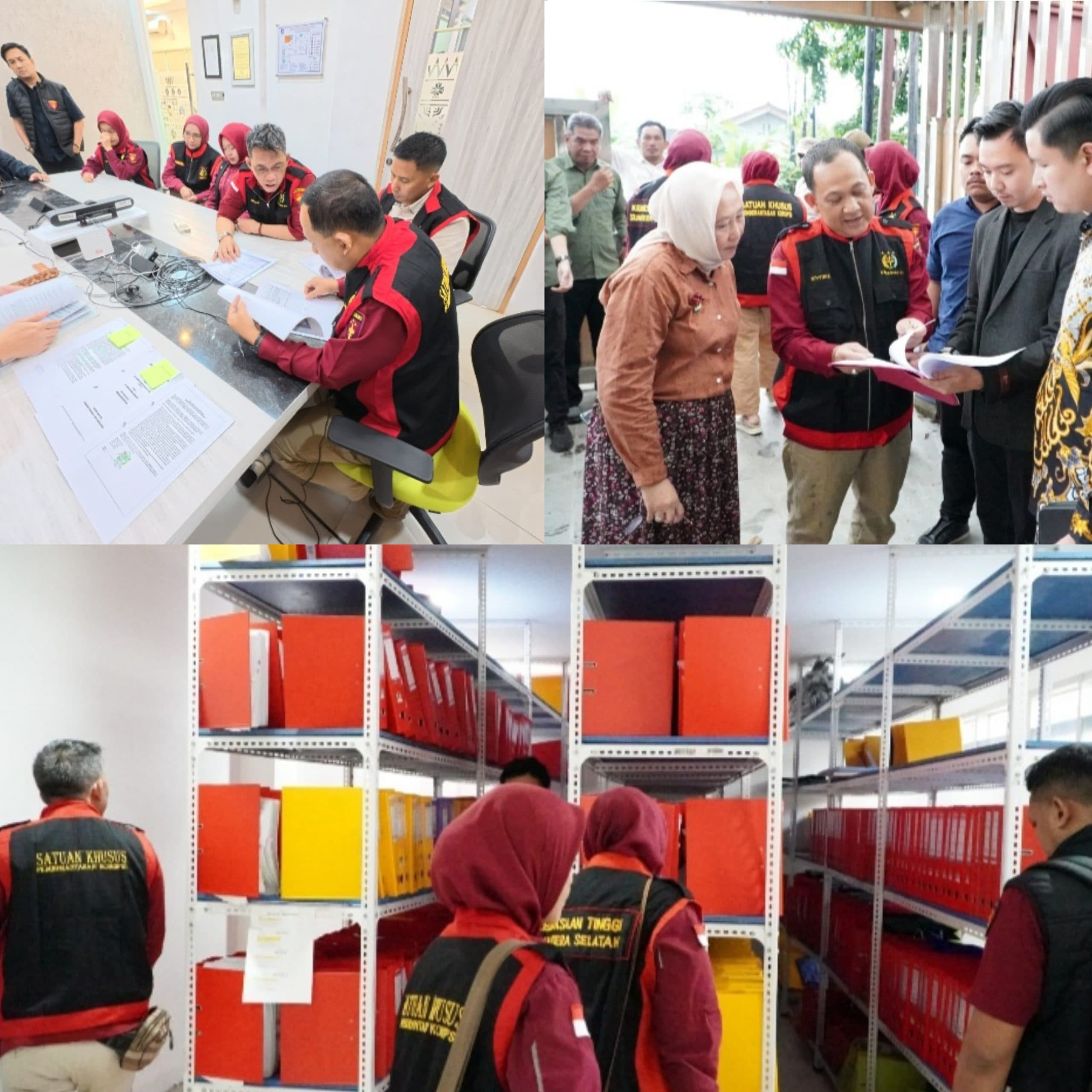 Terkait Dugaan Korupsi Pendistribusian Semen, Kejati Sumsel Geledah PT. Jamkrindo Cabang Palembang dan Rumah Dirut PT KMM