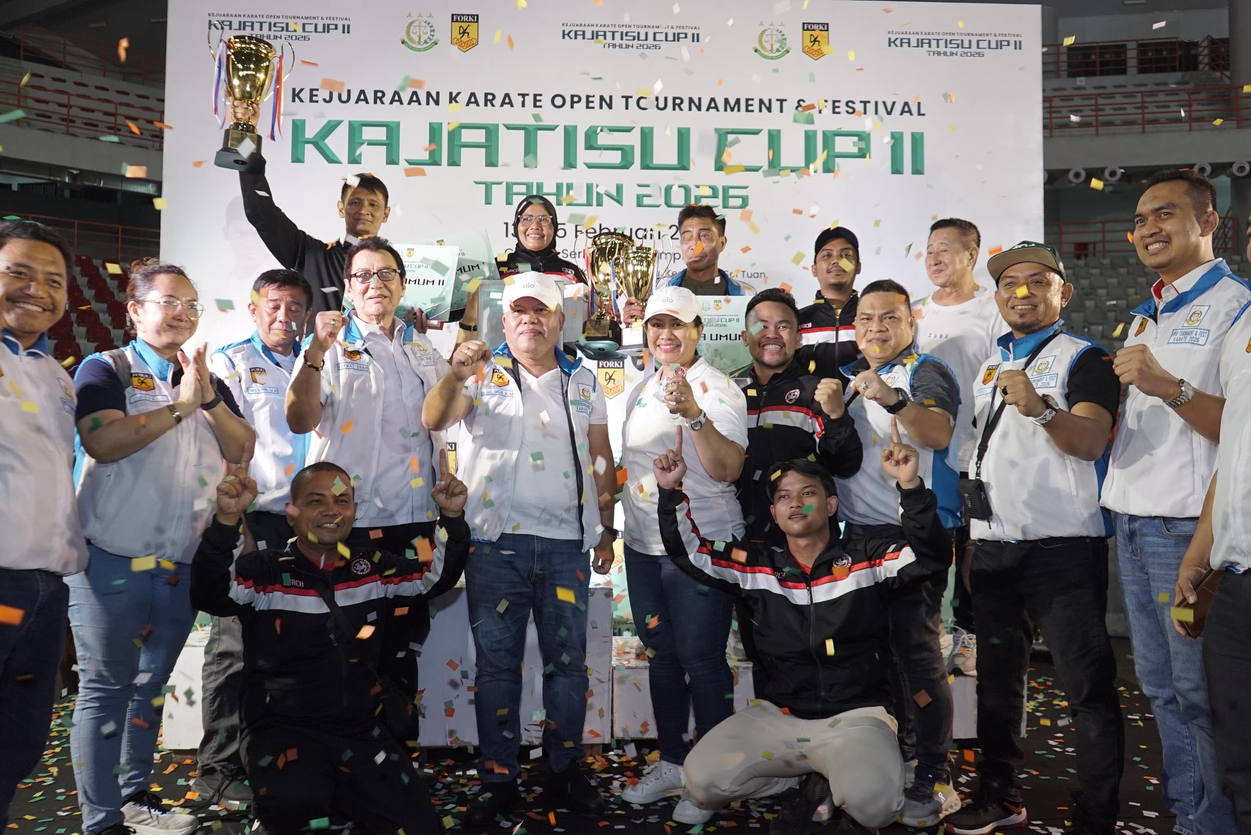 Kajati Sumut Harli Siregar Resmi Tutup Kejuaraan Karate Kajatisu Cup II 2026, Ikanas Sumut Juara Umum Disusul Kontingen Shindoka Dan Kontingen Wadokai