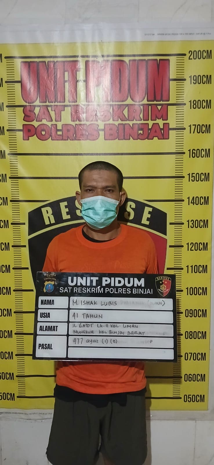 Polres Binjai Amankan Pencuri Mesin Kompresor AC milik Kemenag Binjai