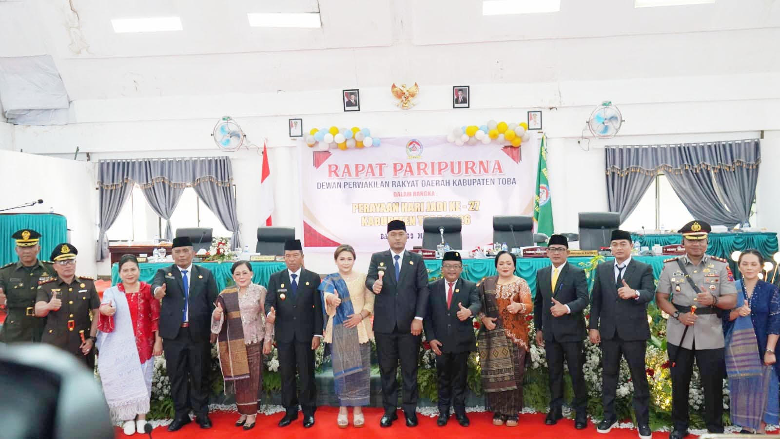 Kabupaten Toba Peringati HUT ke-27, Komitmen Wujudkan “Toba Mantap” dan Kemakmuran