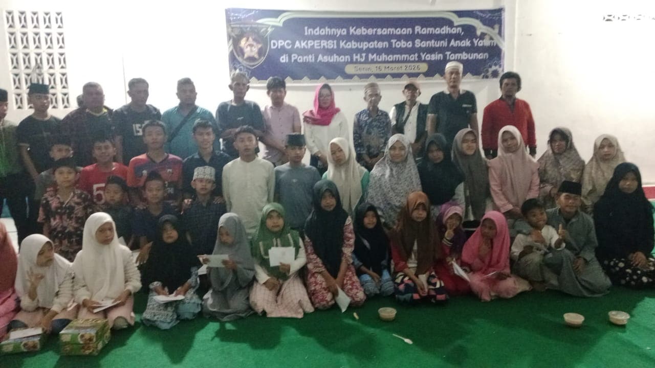 Akpersi Toba Gelar Buka Puasa dan Santuni Anak Yatim, Pemkab Apresiasi Kepedulian Insan Pers