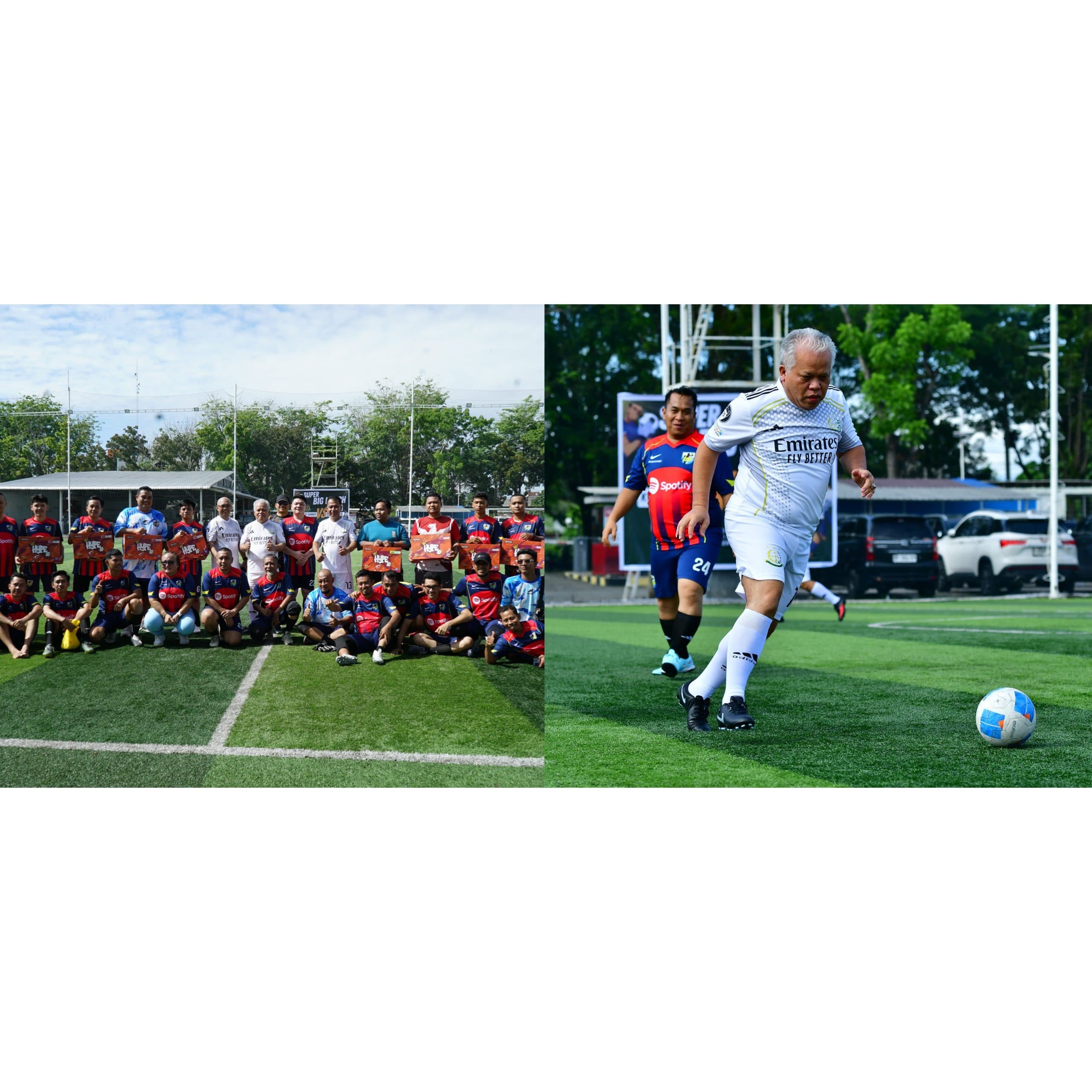 Kejati Sumut Gelar Pertandingan Mini soccer Persahabatan Dengan kelompok Aktivis Cipayung Plus Dan KNPI Sumut