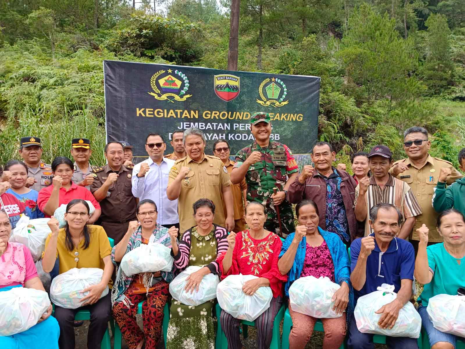 Pemkab Taput Dukung Groundbreaking Jembatan Sitakka