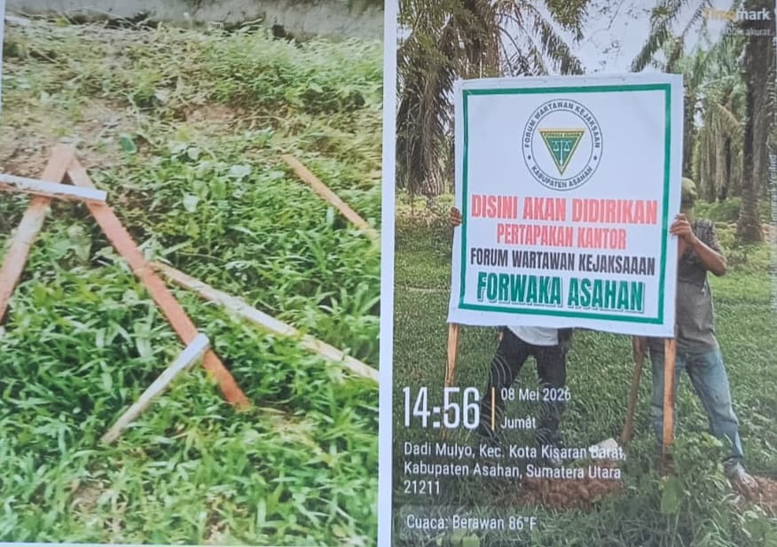 Plank Forwaka Asahan Dirusak OTK, Pengurus Lapor Polisi, Pernah Diancam Oknum Pengurus Organisasi Wartawan