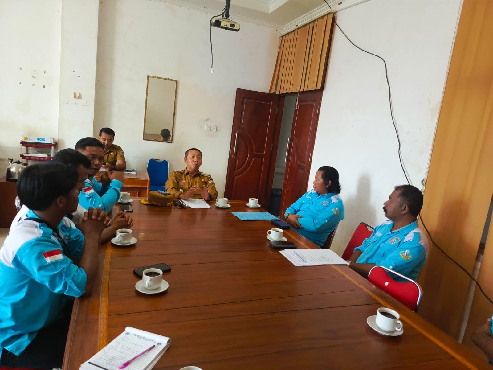 Audiensi DPC SPRI Taput dengan Bupati, Perkuat Sinergi Pers dan Pemerintah