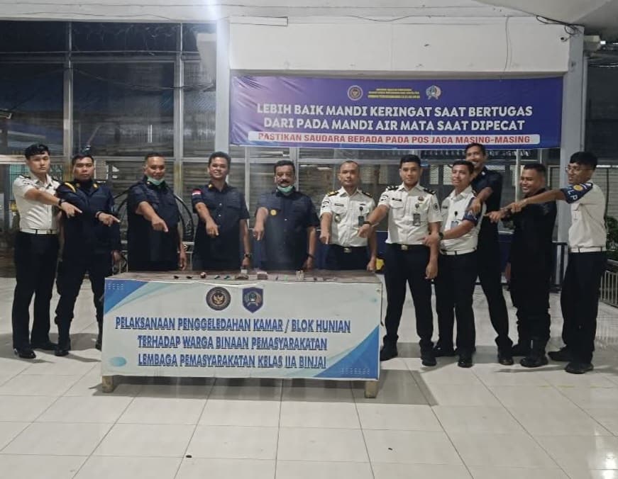 Semalam Bergerak, Hari Ini Kembali Menyisir: Lapas Binjai Tak Beri Celah Gangguan Kamtib