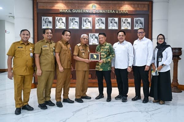 Wagub Surya Dukung Pembangunan 217 Tower Transmisi PLN Langkat-Medan
