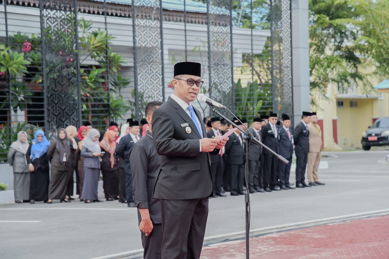 Wabup Bagus Santoso Pimpin Apel Hari Lahir Pancasila 2026 di Bengkalis