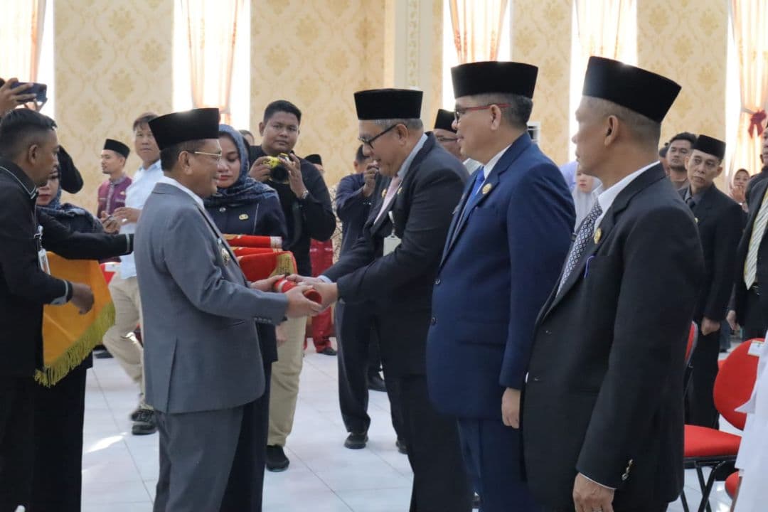 Bupati Rohil Melantik Pejabat Pratama, Berikut Daftarnya