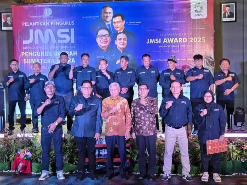Rianto SH MH Resmi Dilantik Menjabat Ketua JMSI Sumut, Ini Pesan Hendry CH Bangun…