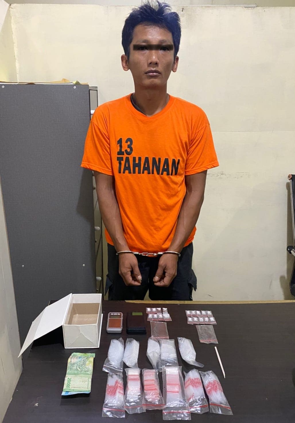 Edarkan Narkoba Dikampung Sendiri, Pria Ini Ditangkap Tanpa Perlawanan