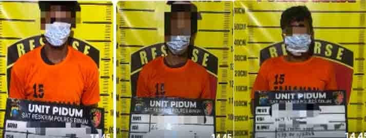 Tiga Pelaku Begal Modus Baru Berhasil Diringkus Tim Cobra Polres Binjai