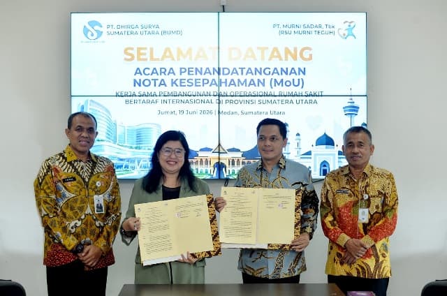 PT Dhirga Surya dan Murni Teguh Teken MoU, Siapkan Rumah Sakit Bertaraf Internasional di Sumut