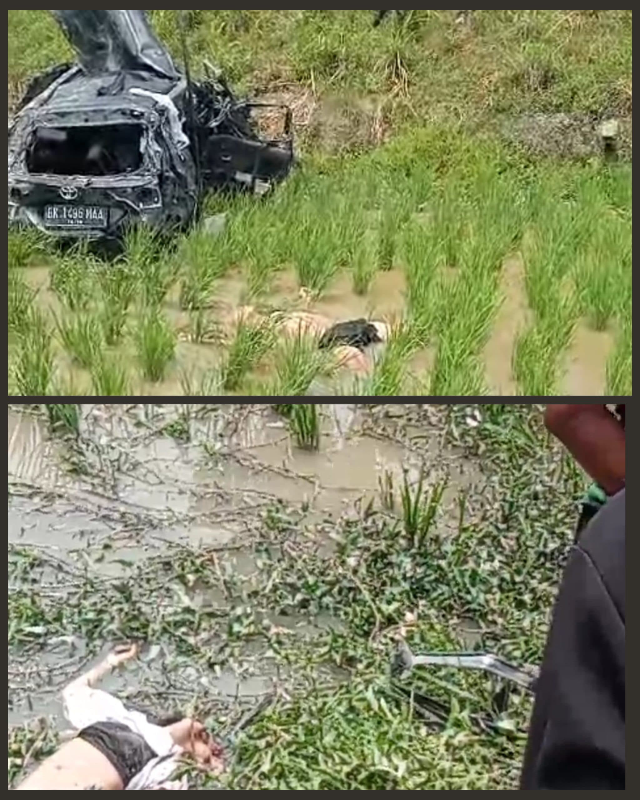 Pulang Ibadah, Satu Keluarga Tewas Usai Mobil Yang Mereka Tumpangi Ditabrak ” Ular Besi”